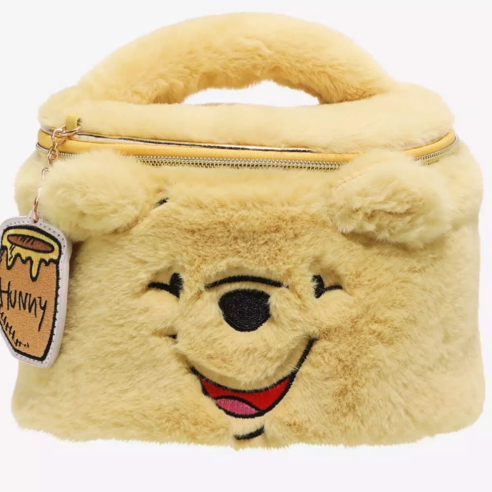 Disney Winnie the Pooh Fuzzy Makeup Bag